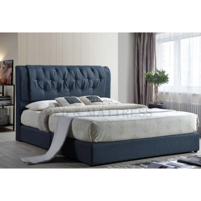 BR PA Divan Upholstered Queen Bed Frame