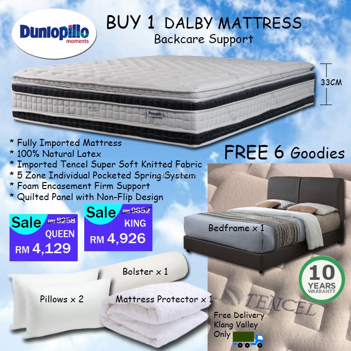 DALBY BEDFRAME + MATTRESS PROMOTION