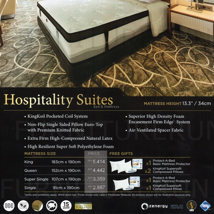 King Koil Luxury Hotel Hospitality Suites Mattress