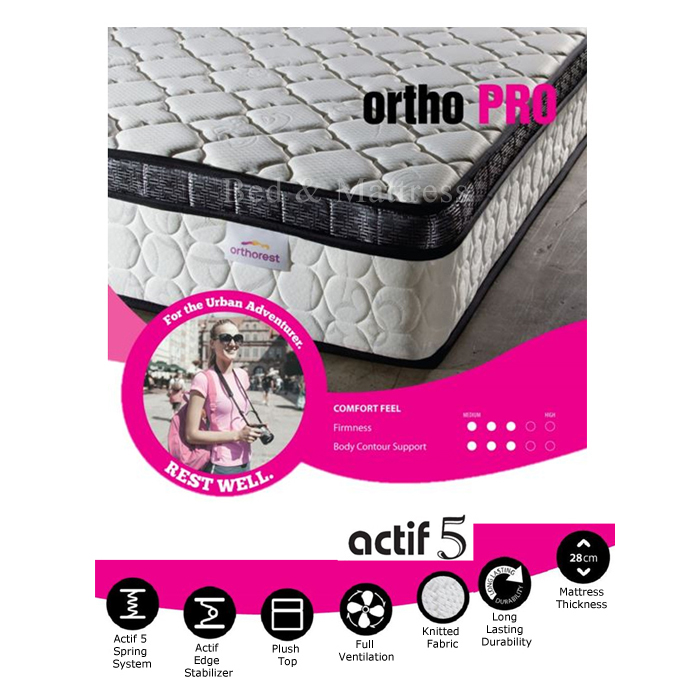 Dunlopillo Ortho Pro Actif 5 Spring Mattress